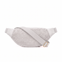 Bauchtasche Capri in Pearl von hinten, verstellbarer Gurtband-Riemen