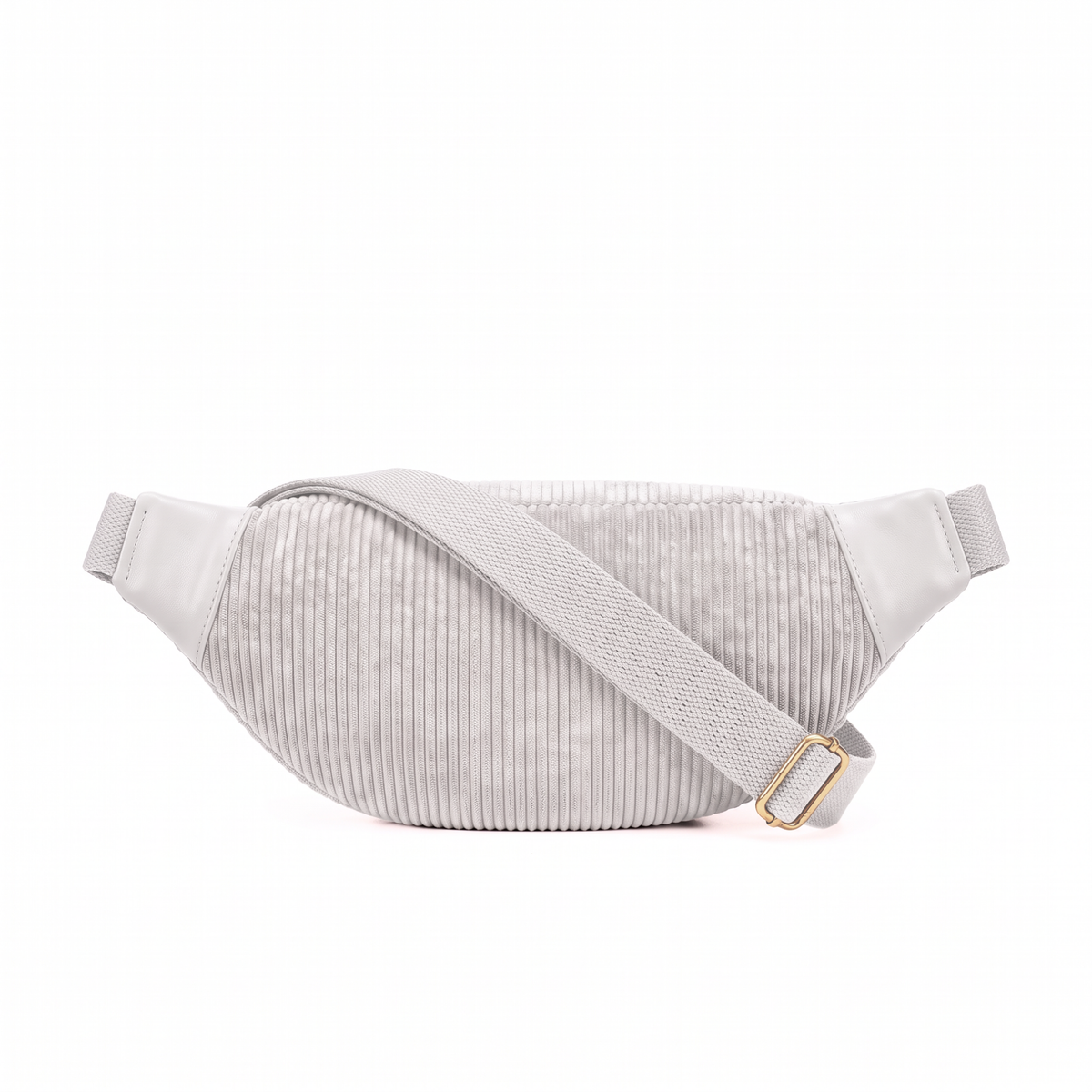 Bauchtasche Capri in Pearl von hinten, verstellbarer Gurtband-Riemen