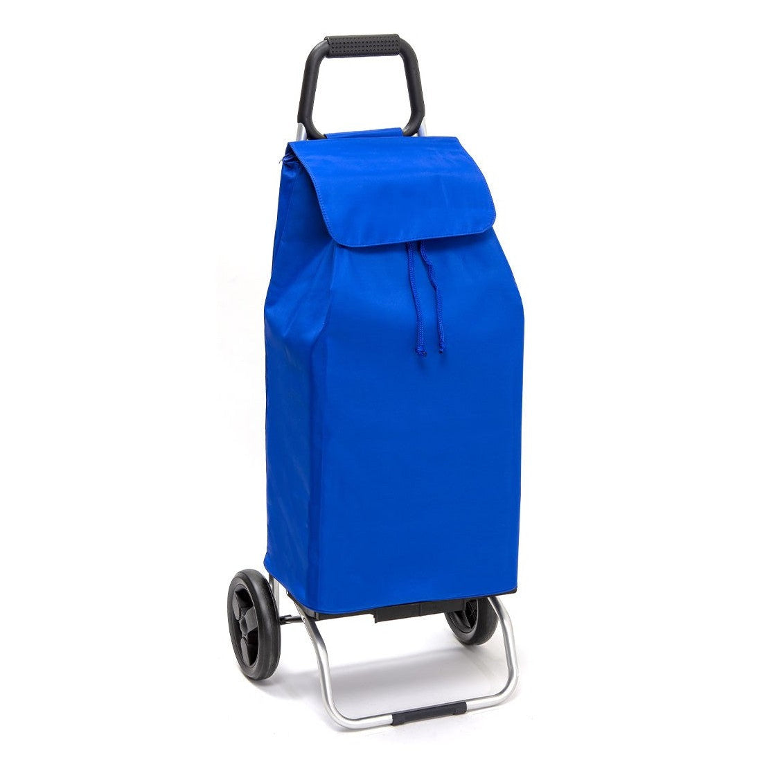 Chariot de courses pliable SIDEBAG - Sac 55L imperméable - 2 roues - Design Eco Bleu