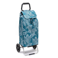 Chariot de courses pliable Carlux - Sac 55L imperméable - 2 roues - Design Greenleaves