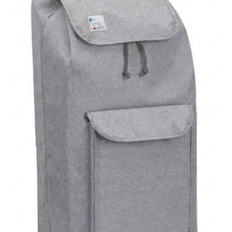 No isotérmico / Multibolsillo Gris 65L / 2 ruedas
