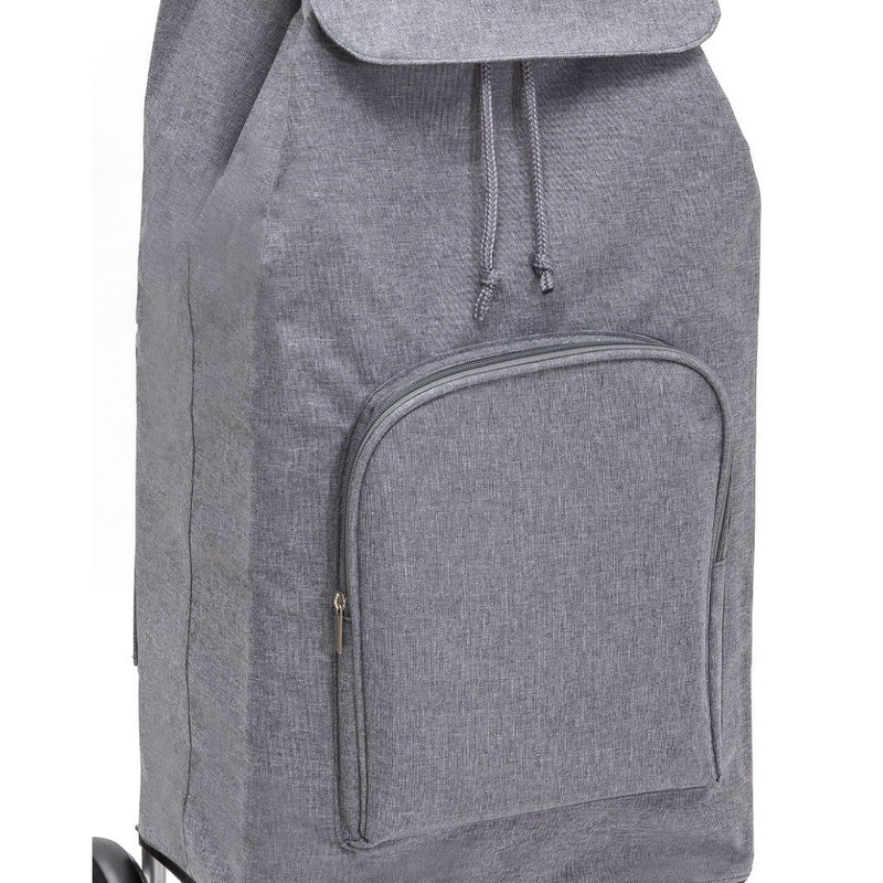 No isotérmico / Multibolsillo Jaspeado Gris 65L / 2 ruedas