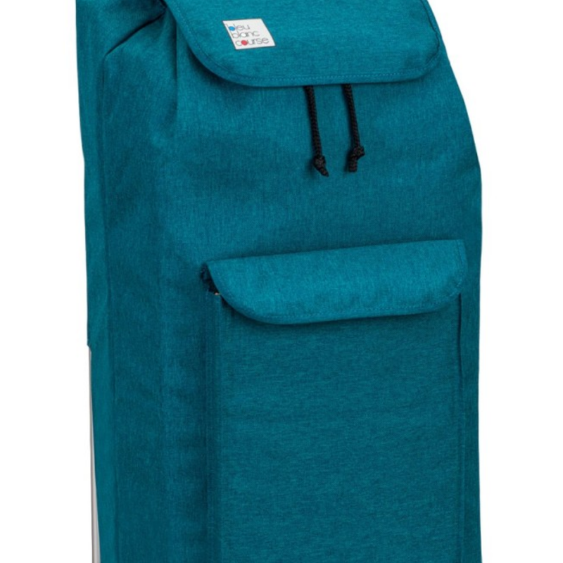 No isotérmico / Multibolsillo Turquesa 65L / 2 ruedas