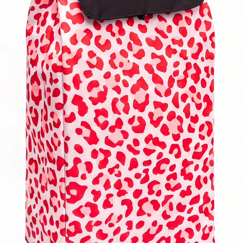 Non Isotherme / Pink Leopard 55L / 6 roues monte-escaliers