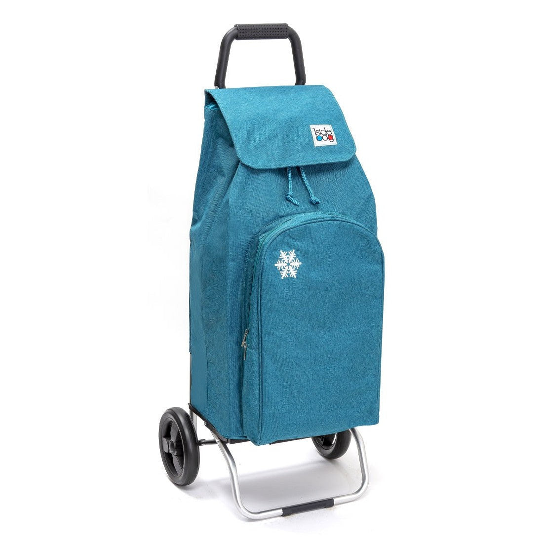 Chariot de courses pliable Carlux - Sac isotherme 65L - 2 roues - Chiné Canard