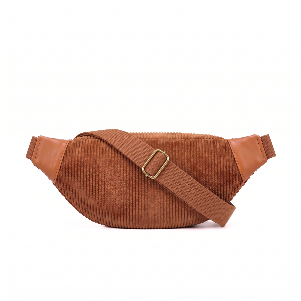 Bauchtasche Capri in Cinnamon von hinten, verstellbarer Gurtband-Riemen