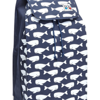 Zoom sur le tissu du sac de chariot de courses Carlux, Baleine 55L